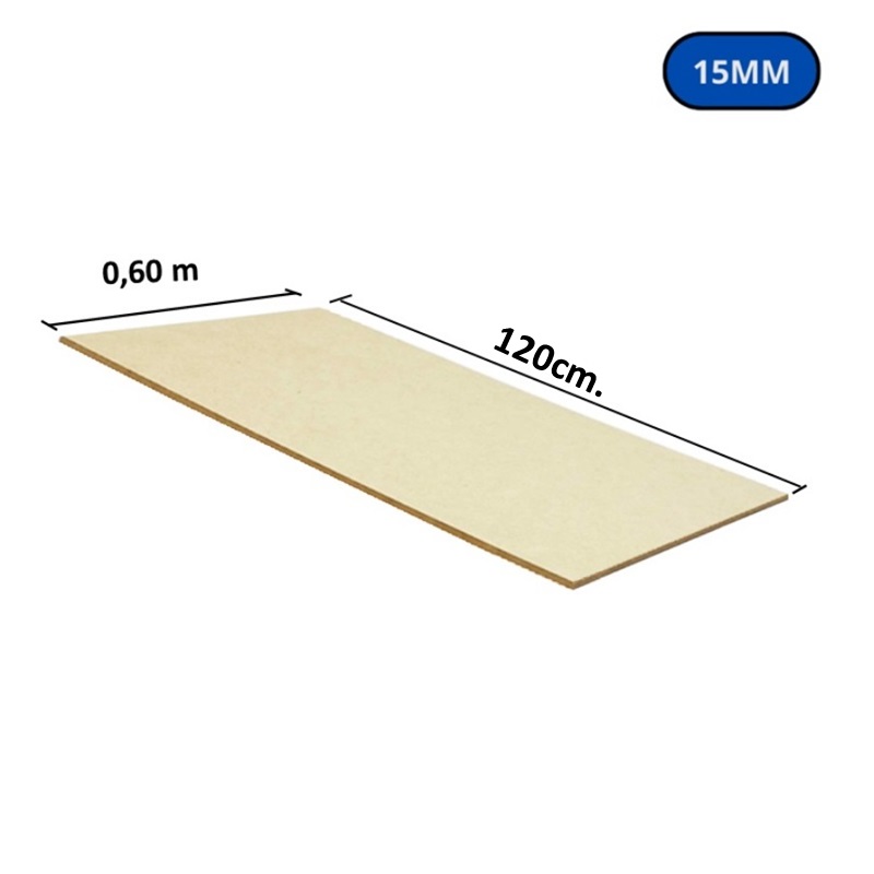 MDF PARA MINI PORTA PALLET CAPA CRU 1200X600 1197