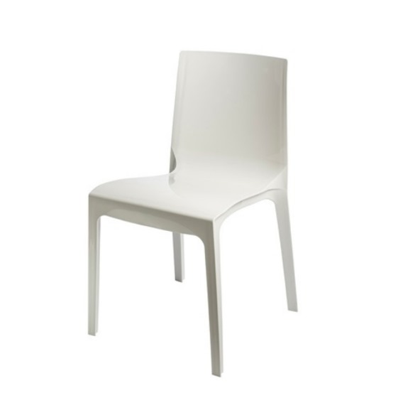 CADEIRA PLASUTIL PLASTICA TAURUS BRANCO BRILHANTE 1037