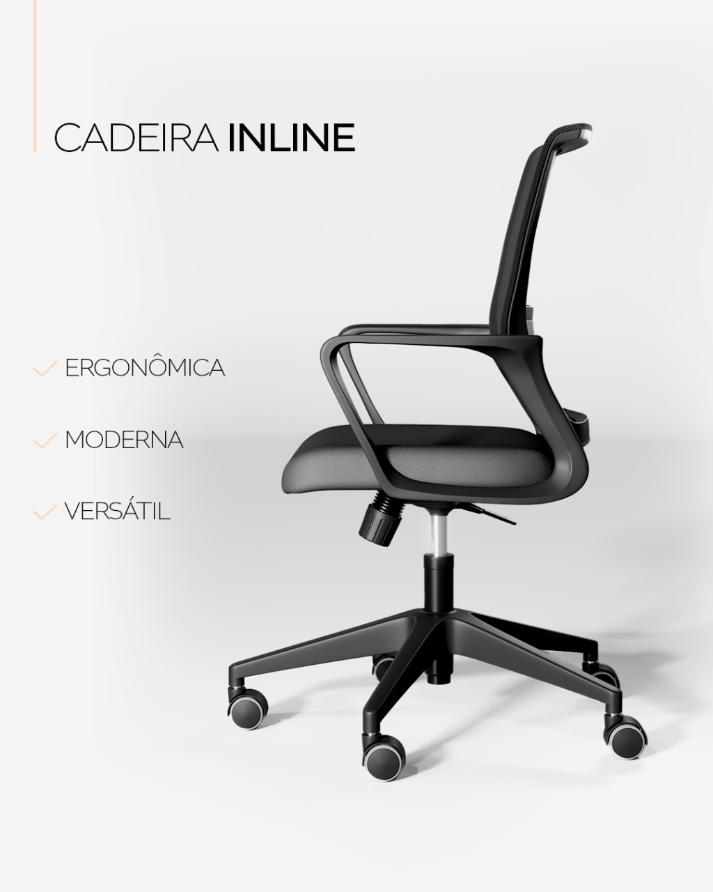 CADEIRA FRISOKAR DIRETO INLINE TELA C/BR FIXO 0094