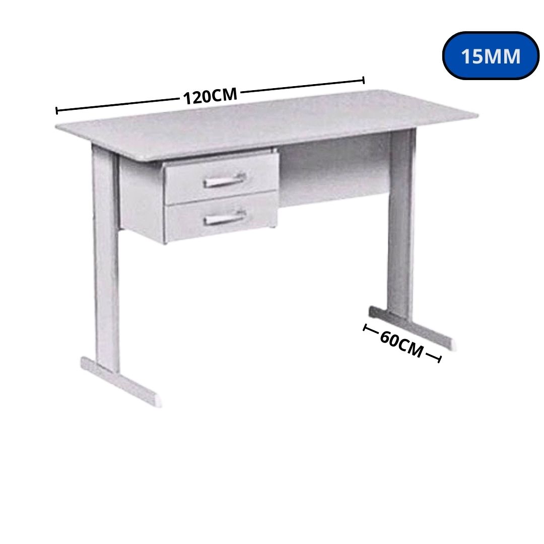 MESA INCOFLEX KE03 CC 2-GV 120x60 15MM CINZA 0653