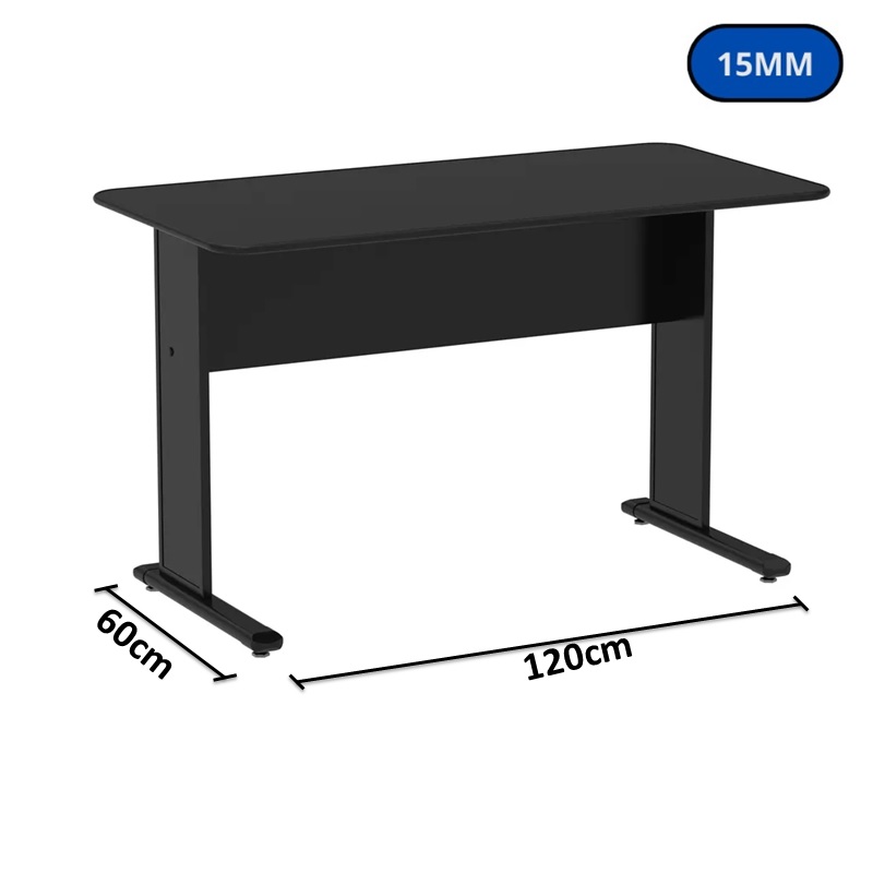 MESA MARTINUCCI 120X60 15MM S-GV PRETO 1254