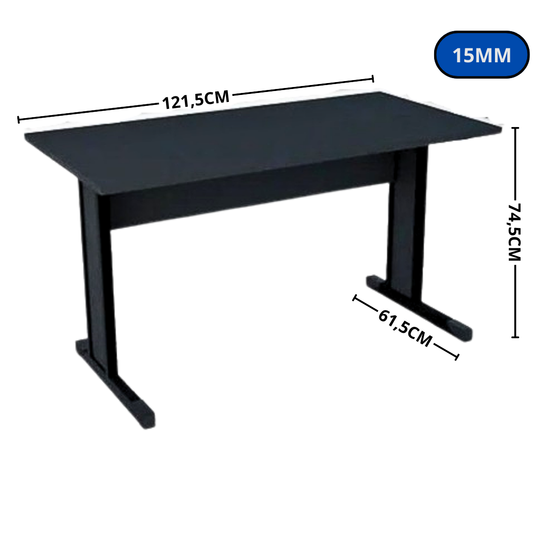 MESA INCOFLEX 121,5X61,5X74,5CM SECRETARIA P03-PP 0154