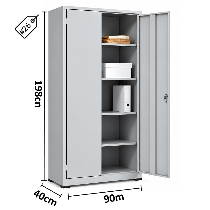 ARMARIO NOBRE PA 90 #26 (1,98 x 0,90 x 0,40) CZA 0126 dl