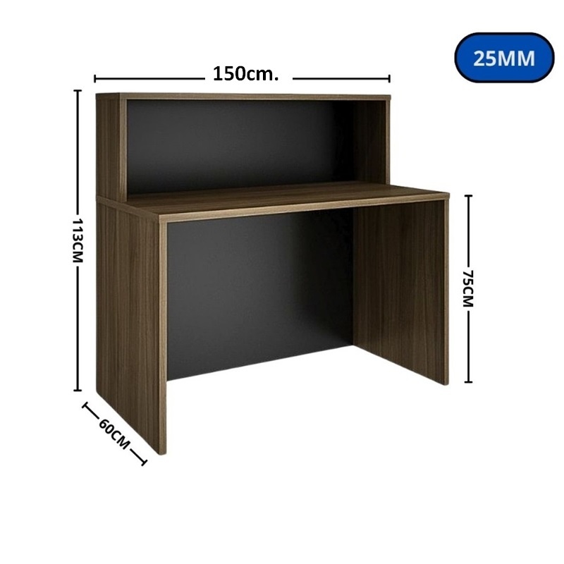 BALCAO MARANELLO ATENDIMENTO 1500X600 25MM 0672 pr