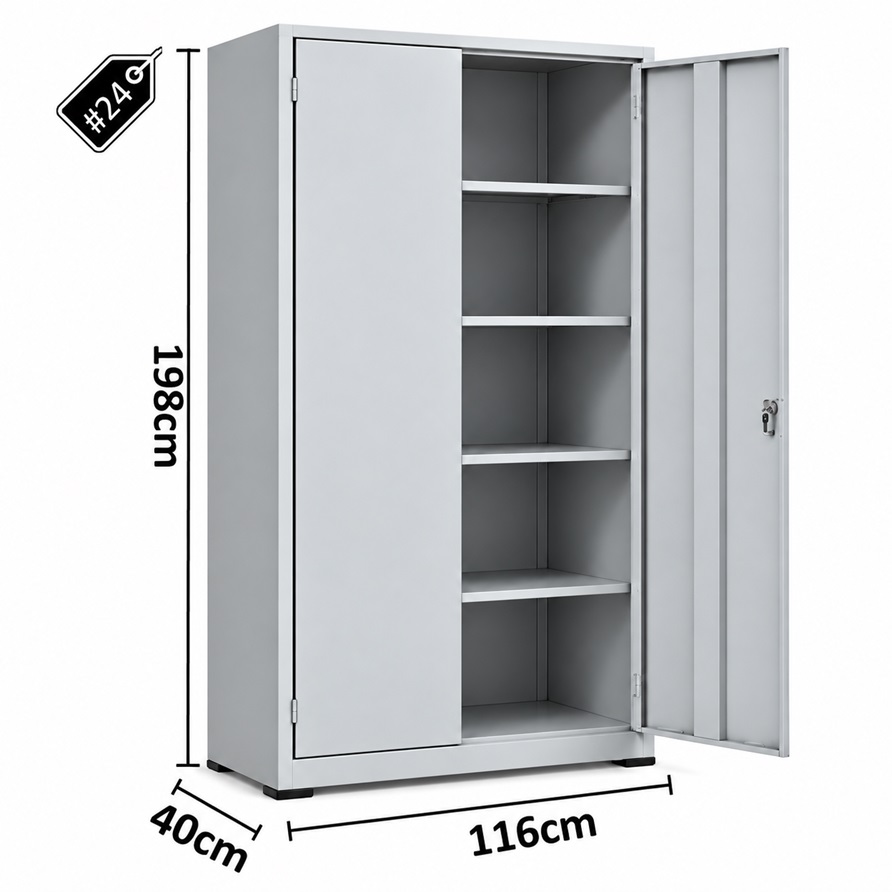 ARMARIO NOBRE PA 120 #24 (1,98x1,116x40) CZA 0068
