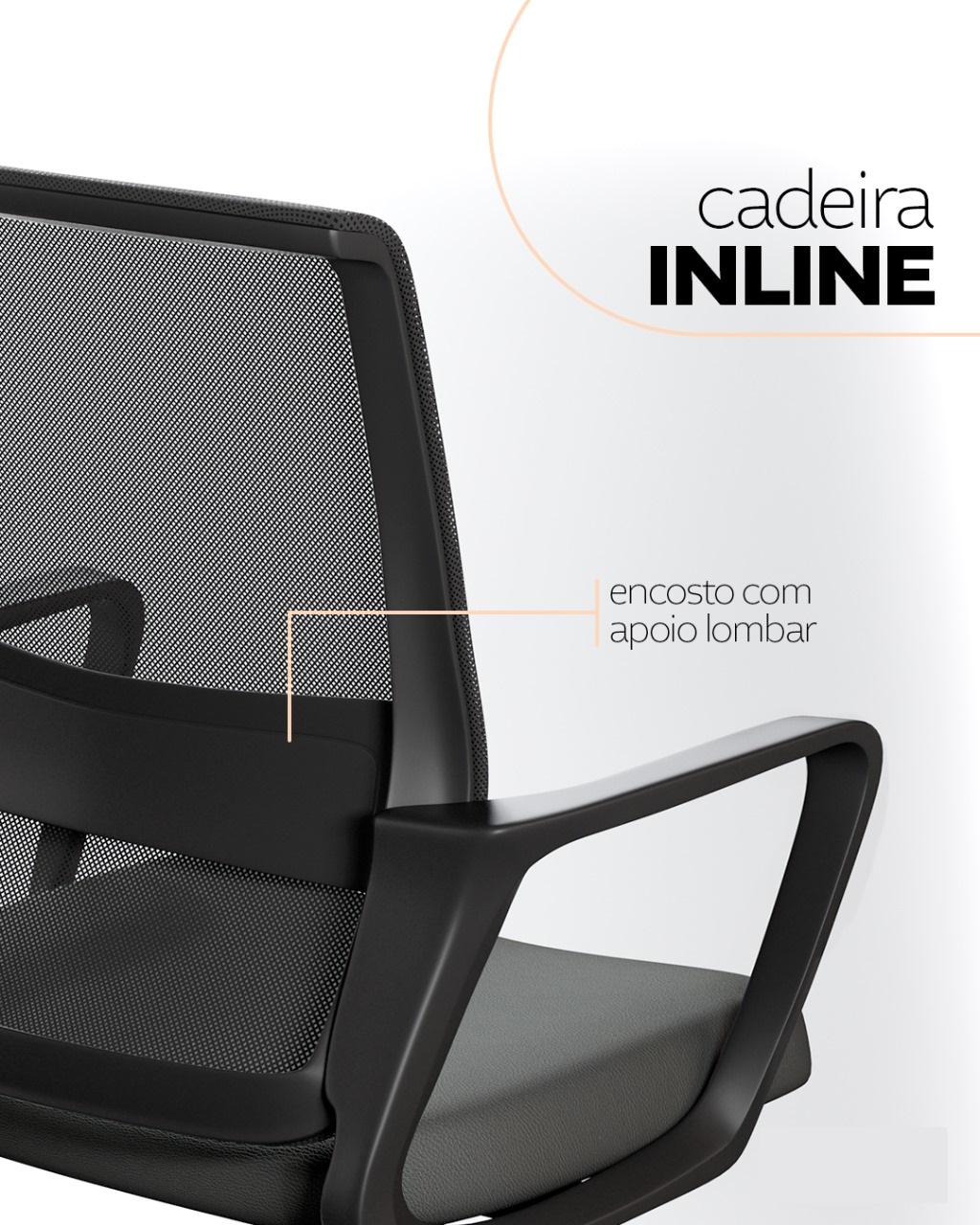 CADEIRA FRISOKAR DIRETO INLINE TELA C/BR FIXO 0094