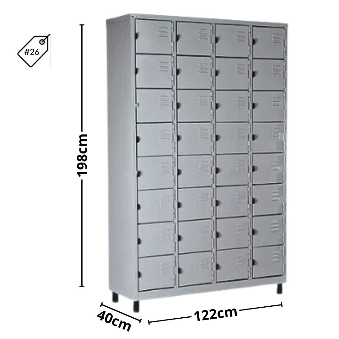 ROUPEIRO NOBRE 32 PORTAS (1,98 x 1,22 x 0,41) Ch#26 rato 2