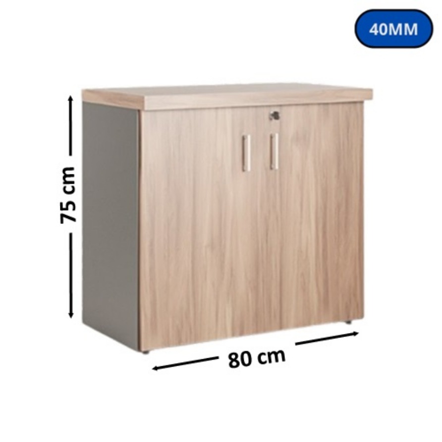 BALCAO MARTINUCCI 755X800X420 40MM JOB40 P3 NOG/MAL 1156