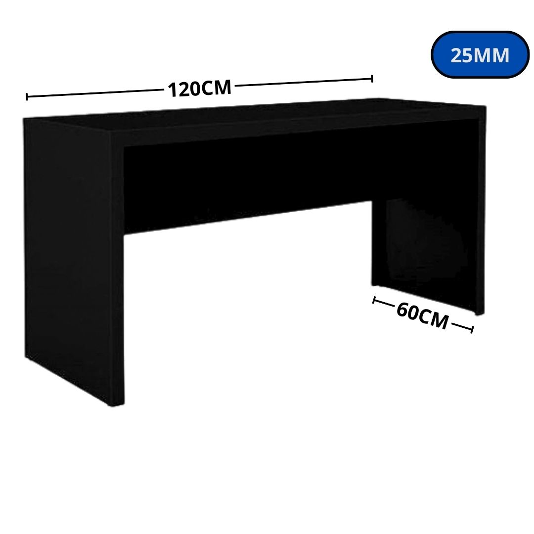 MESA MARANELLO 120X60 25MM PRETA 0077 pr