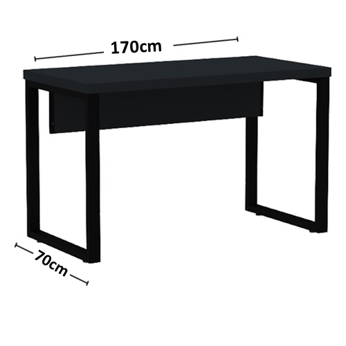 MESA INCOFLEX  170X70 40MM PE AÇO QUADRADO TX/PT 1222