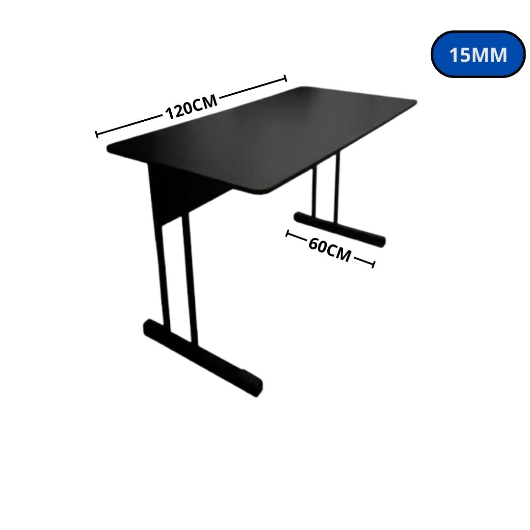 MESA INCOFLEX KE03 PP S-GV 120x60 15MM PRETA 0782 vt