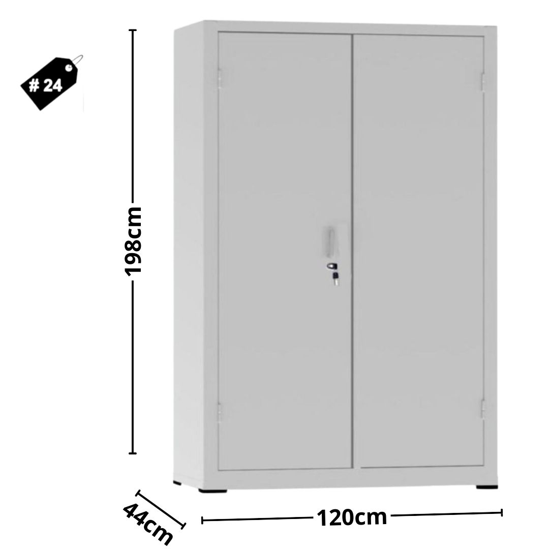 ARMARIO NOBRE PA 120 #24 (1,98x1,20x44) CZA 0068 dl